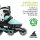 Rollerblade Kinderskate Microblade 3WD (Aqua/Weiß)
