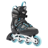 K2 Inline Skates Alexis 80 Alu (Gray/Cyan)