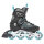 K2 Inlineskates Alexis 80 Alu (Grau/Cyan)