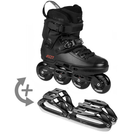 Powerslide Next Core Black 80 incl. Trident Iceblades