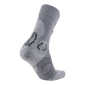 UYN Blading Socks Cool Merino Black/Grey Melange