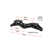 FR Racer S 325 frame 320mm black