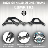 Cádomotus Comp-TR3 Schiene 3x125 / 4x110 (13,2")
