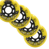 Rocker Kit - 4x FR Inlineskate Rolle Street Invaders Gelb...