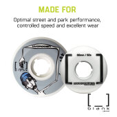 Rollerblade Hydrogen Blank Street Wheels 64mm (4-pack)