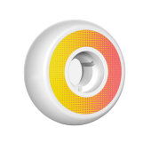 Dead Wheels Team 58mm 92a white urethane orange yellow...