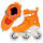 Powerslide Swell Skates Citrus 100