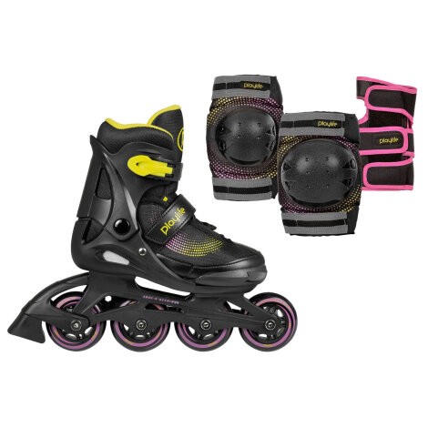 Playlife Kids Skates Joker Yellow Glow Combo