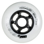 Powerslide Spinner 90/88A White, 4 pack