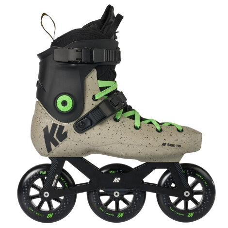 K2 Inline Skates Grid 110 (khaki/green)