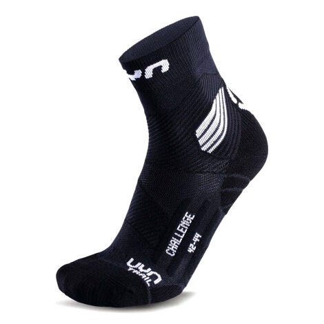 UYN Trail Challenge Semi-Speedskate Socken Schwarz/Weiß