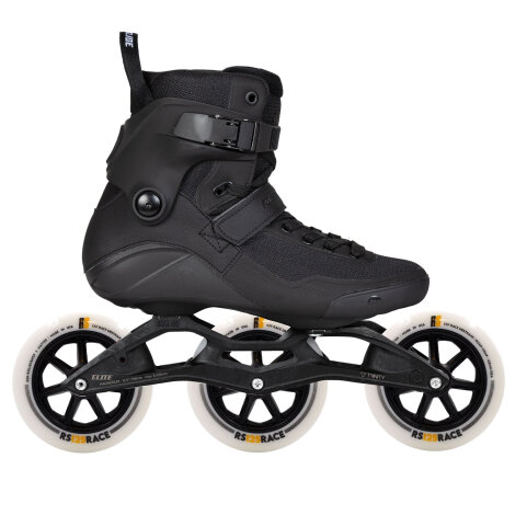 Powerslide Inlineskate Swell Triple Black - RS RACE Edition - 125mm