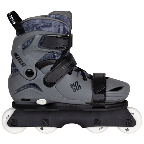 USD  Aggressive Kids Skates Glitch (Grey/Black)