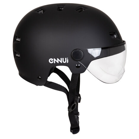 Ennui Skatehelm Clash schwarz matt