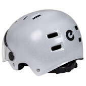 Ennui Skatehelm Clash weiß metallic