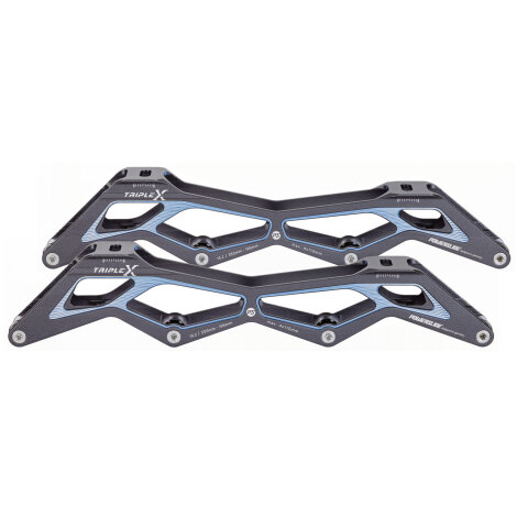 Powerslide Racing Frames Triple X 13.2/4x110 Titanium/Blue 195