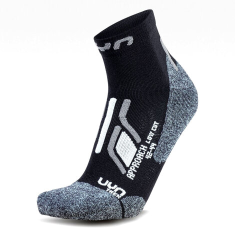 UYN Speedskate Socken Approach Schwarz/Grau