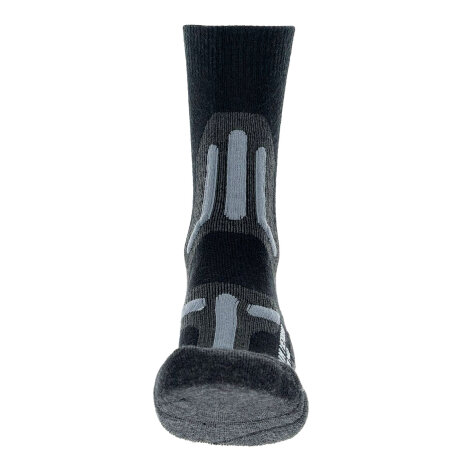 UYN inlineskate socks 2in1 Merino black/grey