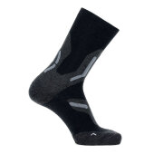 UYN inlineskate socks 2in1 Merino black/grey