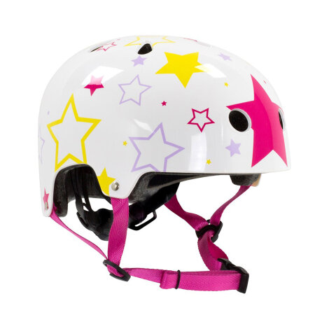 SFR Skatehelm Kinder (Weiss/Pink)