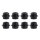 Rollerblade 8mm Spacer Blank 64 (8-pack)