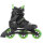 K2 Inline Skates Trio LT 100 BOA (black/green)  - refurbished -