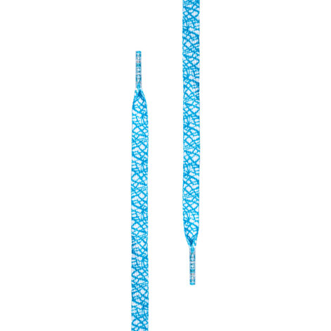 TubeLaces Laces 140cm (Elephant, blue-white)