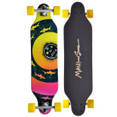 Maui and Sons longboard CUT OUT "Bulls Eye"