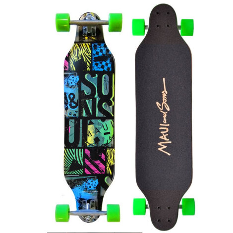 Maui and Sons longboard CUT OUT "Off-the-Grid"
