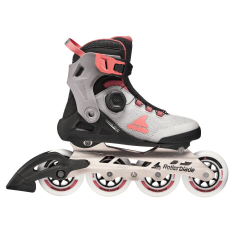 Rollerblade Inlineskates Macroblade 90 BOA W (Grau/Amethyste/Rose)