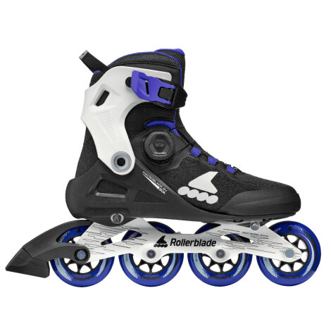 Rollerblade Inlineskates Macroblade 84 BOA (Schwarz/Blau/Weiß)