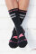 Rollerblade High Performance Skate Socken (Schwarz/Koralle)