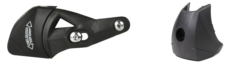 Powerslide Swell Flamingo Bremshalterung und Stopper Detailaufnahme