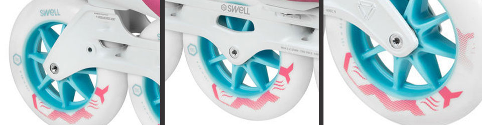 Powerslide Swell Flamingo  Rollen und Kugallager im Detail