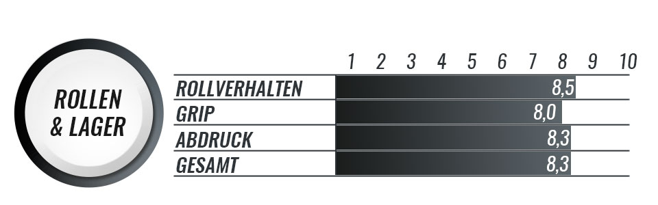 Powerslide Swell Flamingo Rollen und Kugallager Auswertung